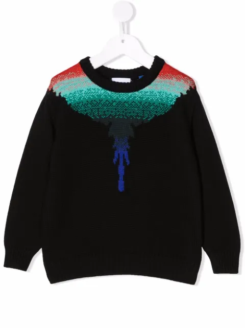 Marcelo Burlon County Of Milan Kids - Wings knit jumper