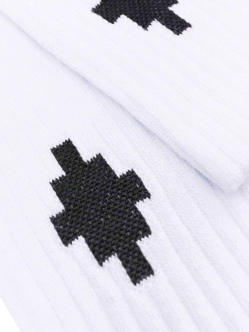 Shop Marcelo Burlon County Of Milan Cross Ankle-length Socks In White