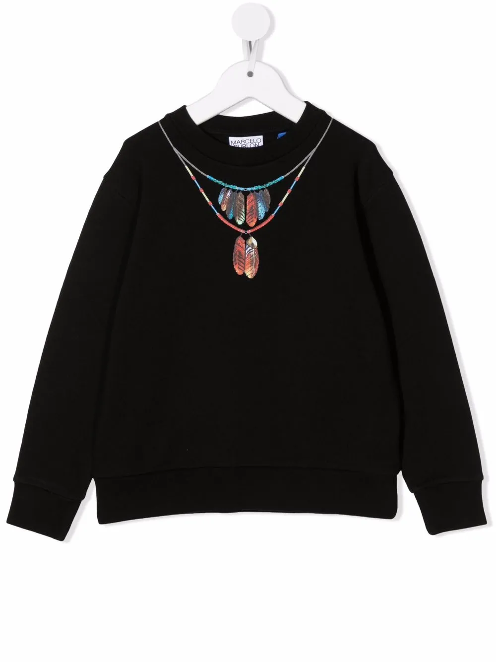 

Marcelo Burlon County Of Milan Kids graphic-print long-sleeve sweatshirt - Black