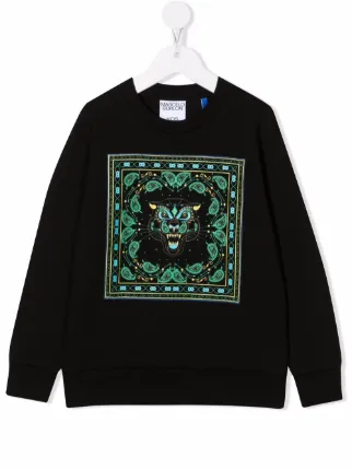 Marcelo burlon shop tiger sweatshirt
