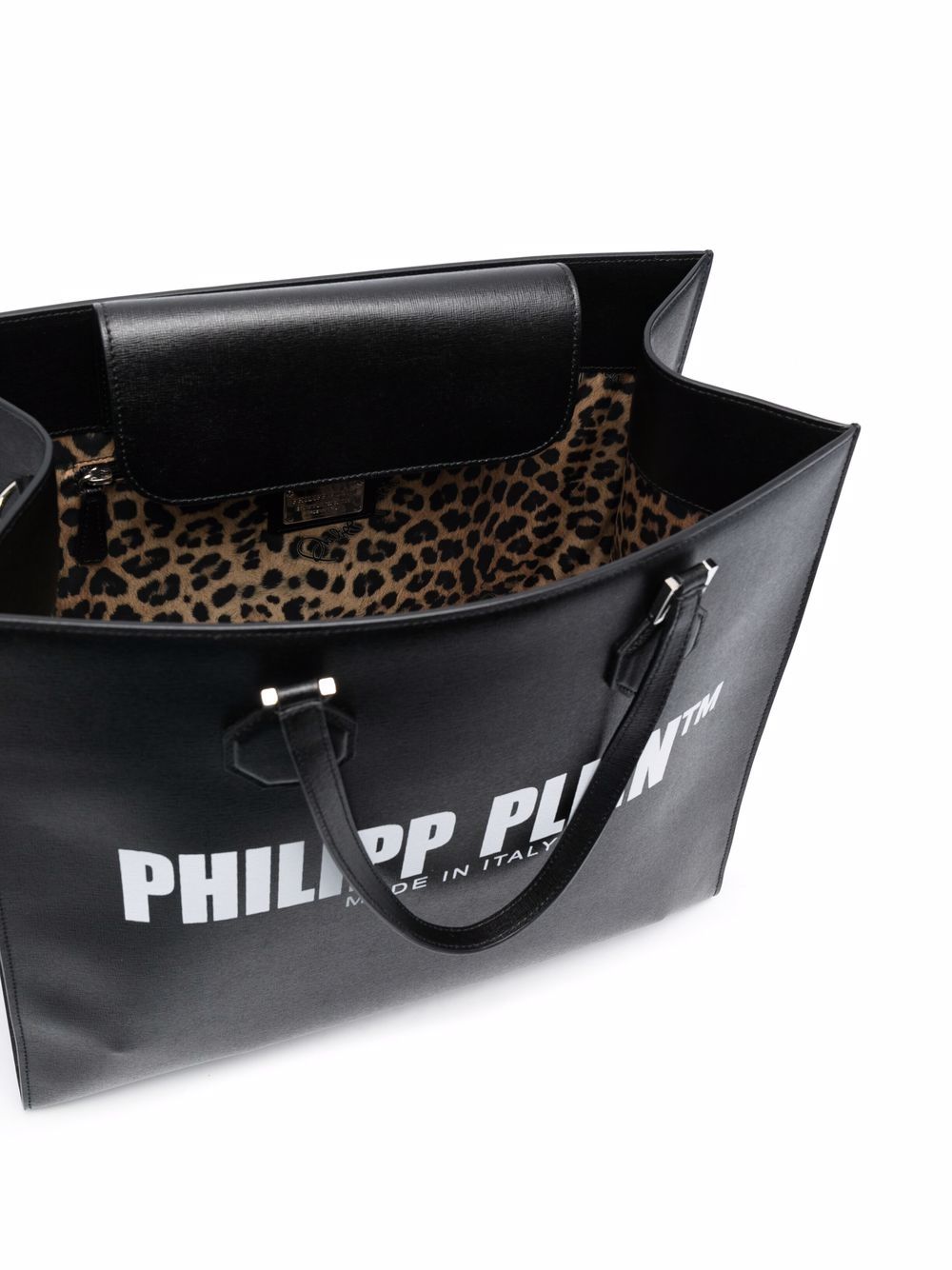 Philipp Plein TM leather tote bag Women