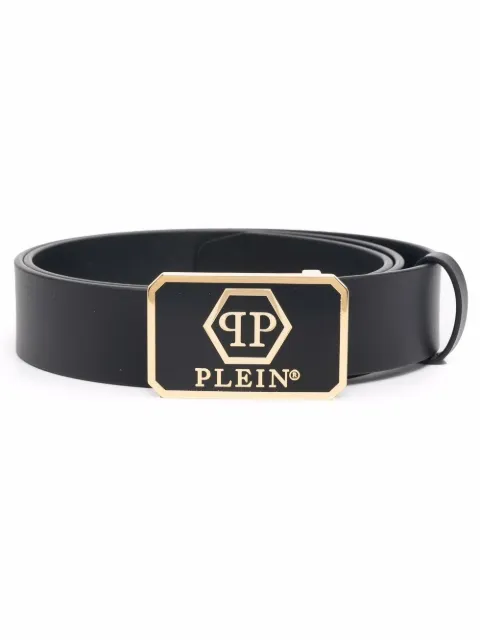 Philipp Plein cinturón con hebilla del logo Hexagon