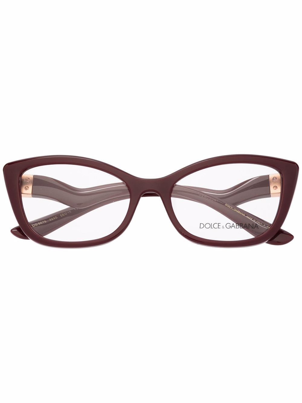 фото Dolce & gabbana eyewear очки в квадратной оправе