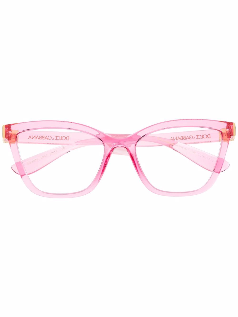 фото Dolce & gabbana eyewear очки в прозрачной квадратной оправе