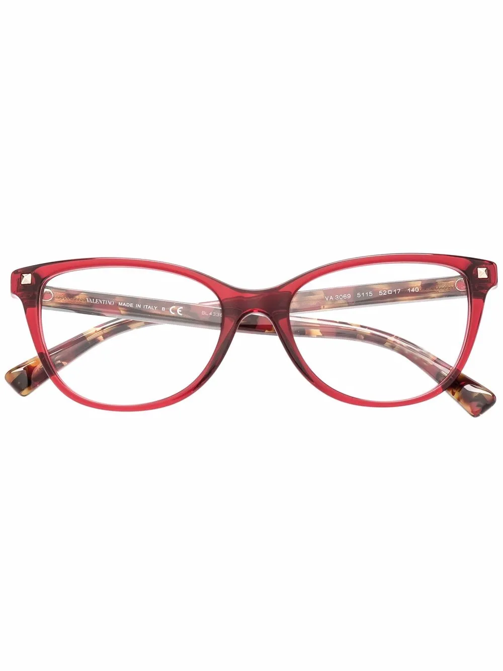 фото Valentino eyewear очки va3069 в оправе 'кошачий глаз'