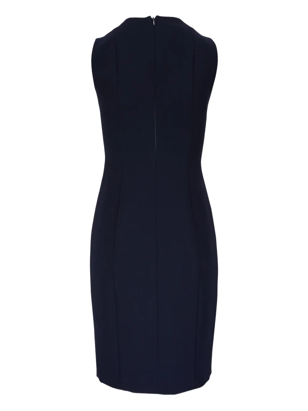 Akris V-neck sleeveless dress - Blauw