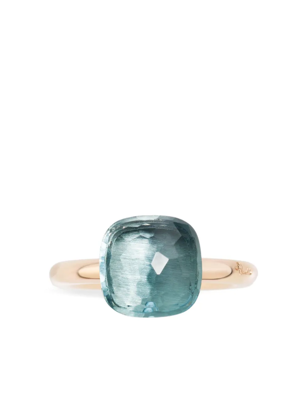 Pomellato 18K yellow gold Nudo Classic ring | Blue | Image 1