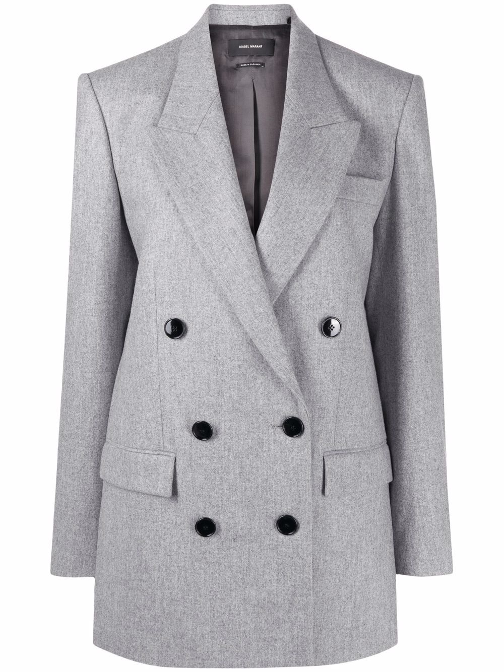 Isabel Marant Peak-lapels Double-breasted Blazer In Grau | ModeSens