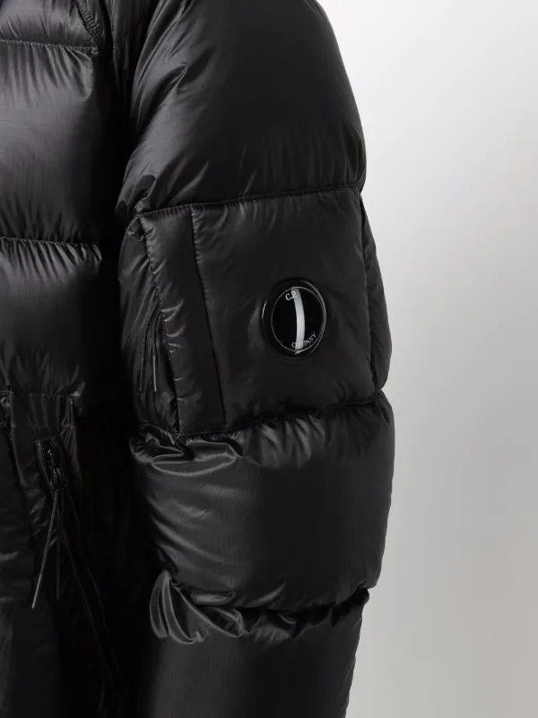C.P. Company Padded Hooded Jacket - Black