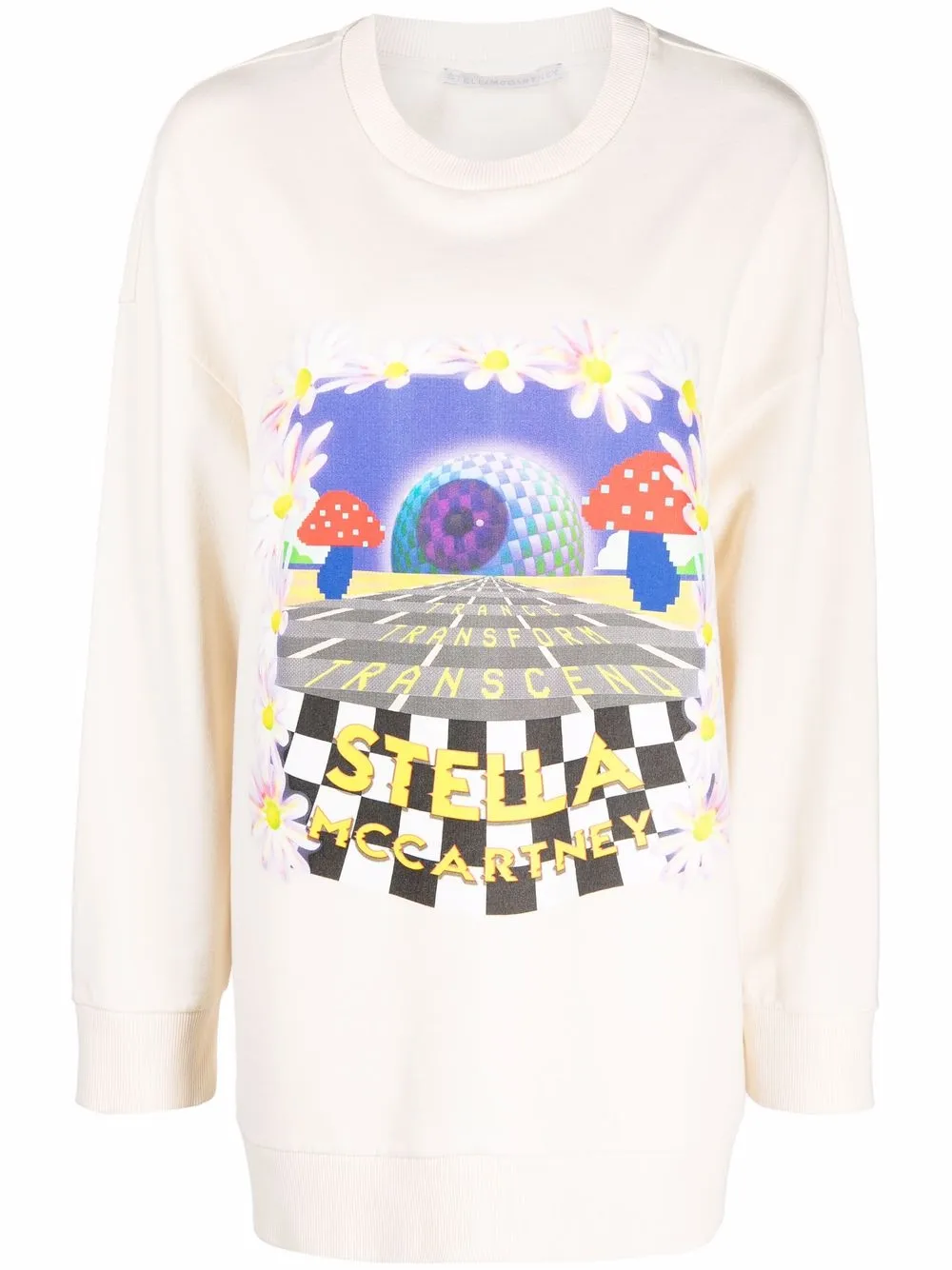 

Stella McCartney sudadera con estampado gráfico - Neutro