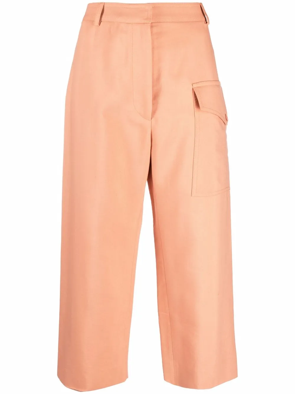 

Stella McCartney pantalones capri rectos - Naranja