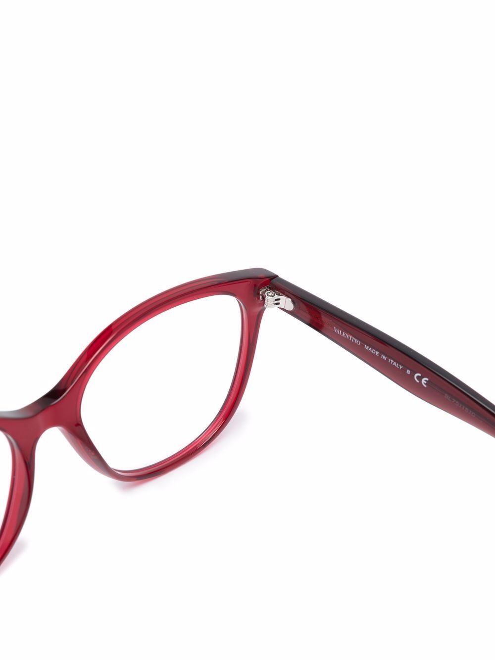 Shop Valentino Va3014 Square-frame Glasses In Rot