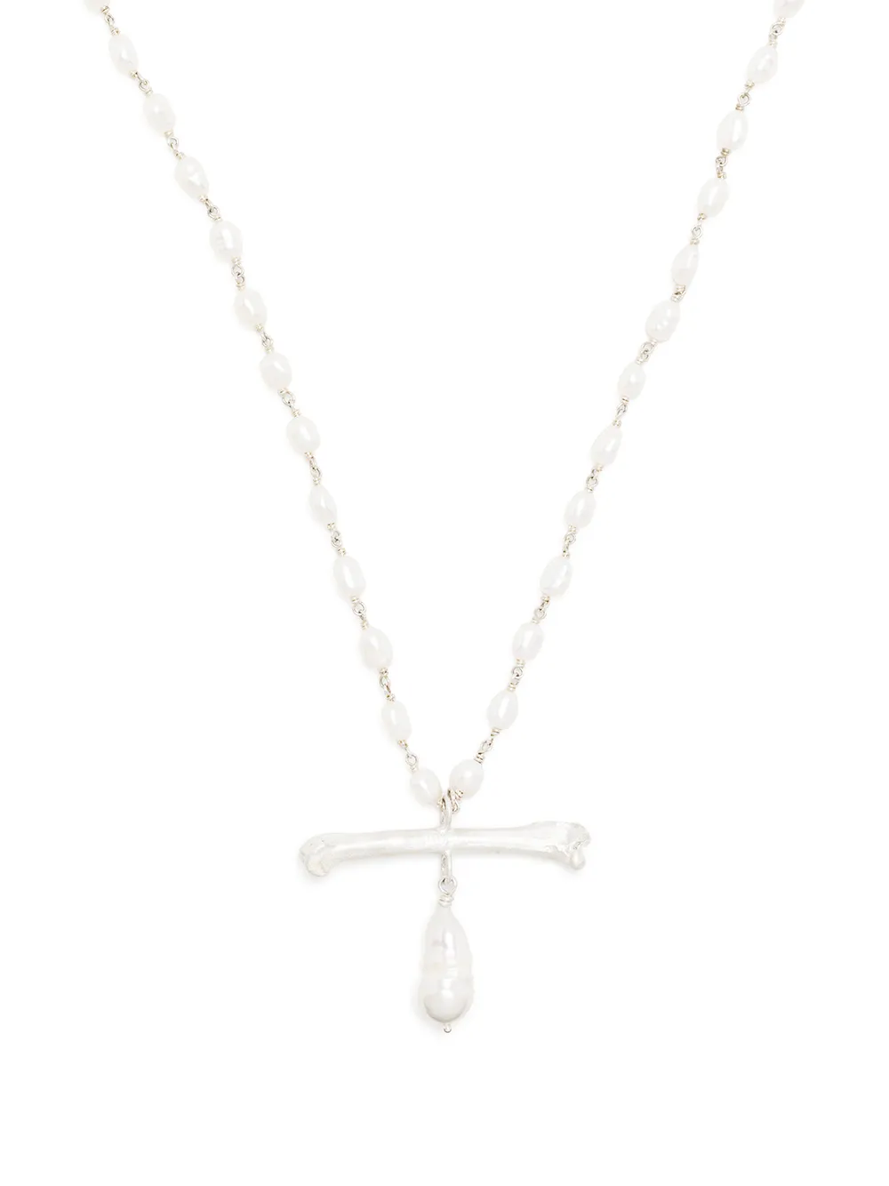 

Claire English Sargasso pearl-charm necklace - Silver