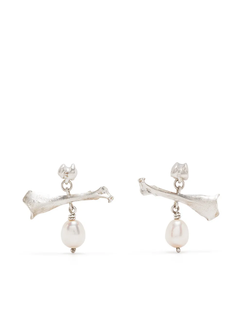 

Claire English Caspian pearl drop earring - Silver