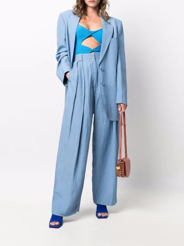 【送料&関税込】Stella McCartney High-waist Tailored Trouser Stella McCartney high-waist Tailored Trousers | Blue | FARFETCH