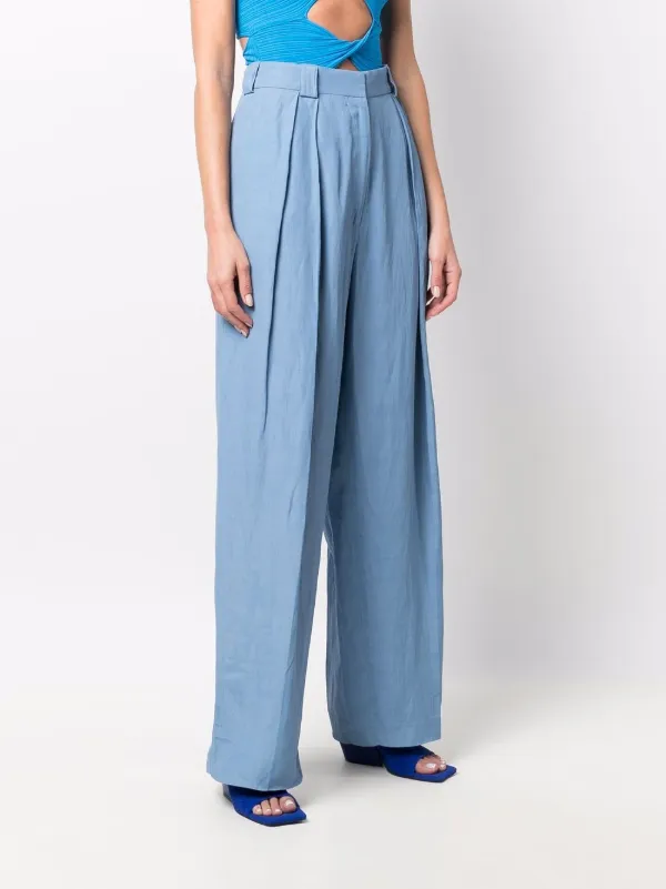 【送料&関税込】Stella McCartney High-waist Tailored Trouser Stella McCartney high-waist Tailored Trousers | Blue | FARFETCH