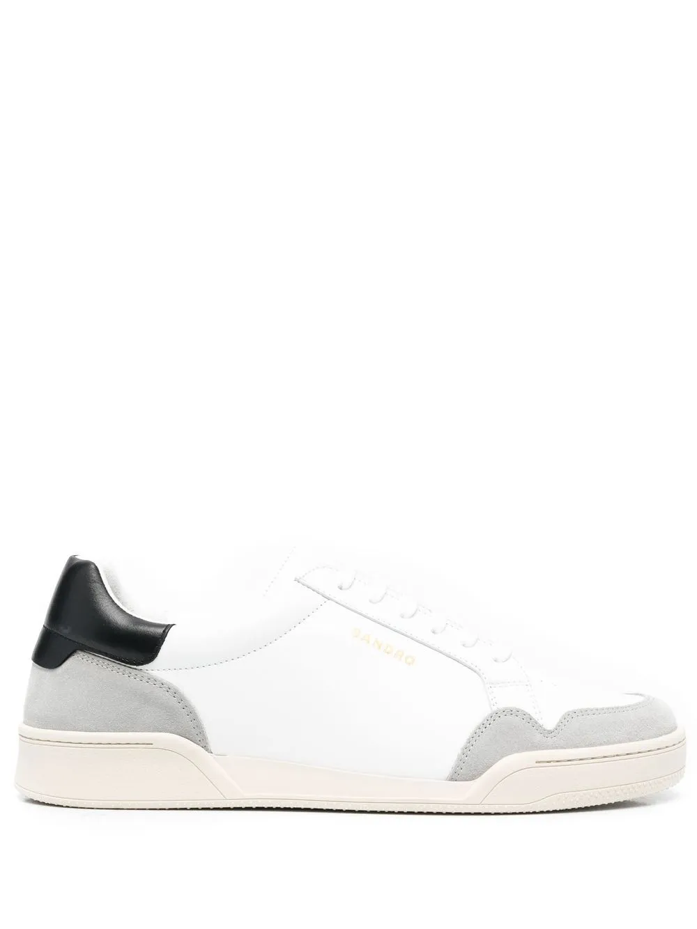 

SANDRO logo low-top sneakers - White