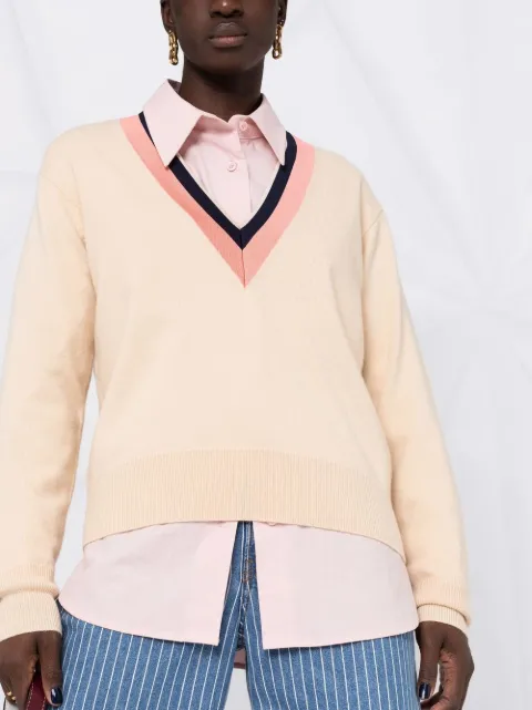 SANDRO Viken V-neck Jumper - Farfetch