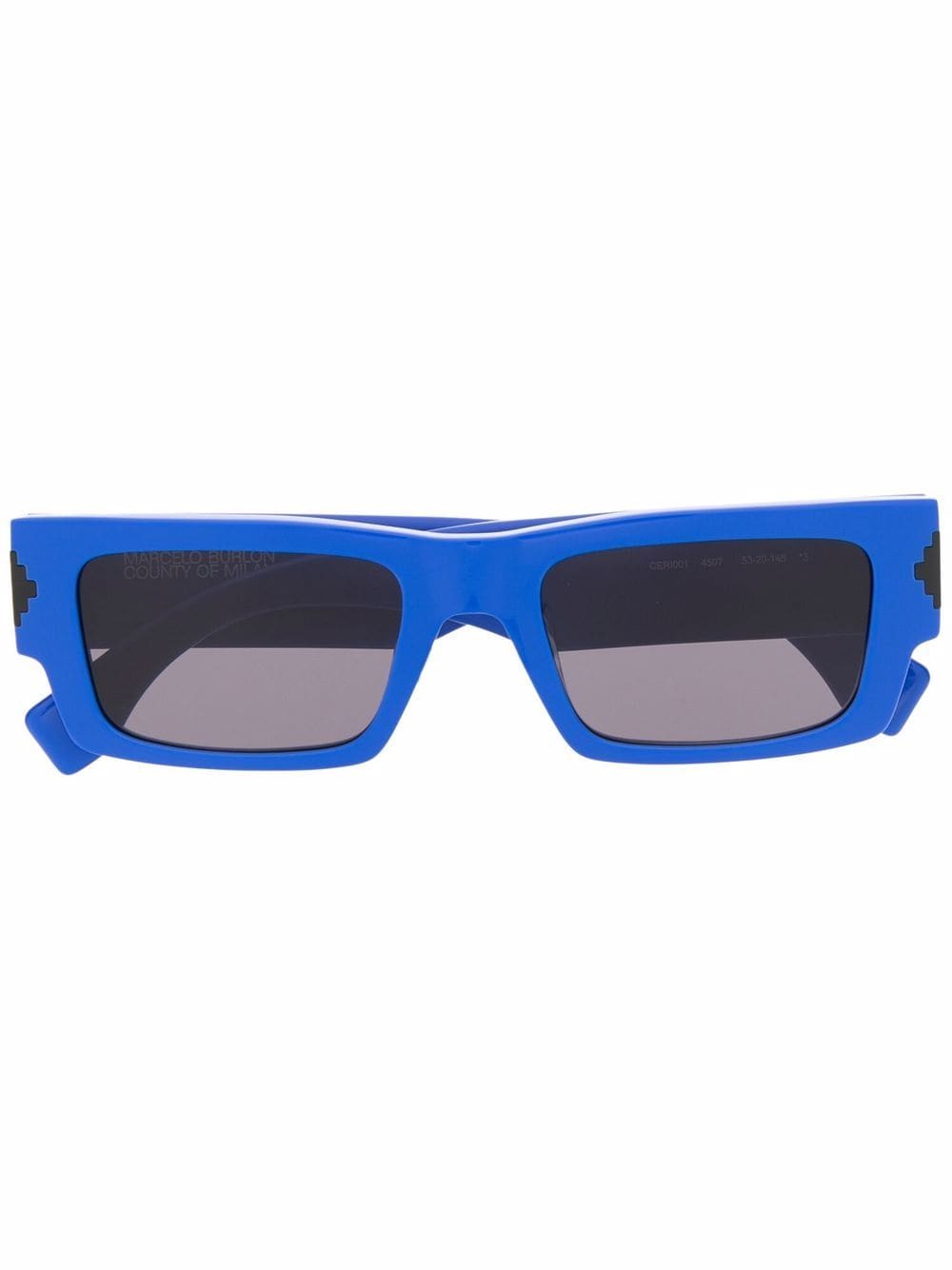 Marcelo Burlon County of Milan Alerce rectangle-frame sunglasses - Blue