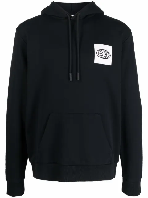 COUNTY OF MILAN Hoodie mit Logo-Patch