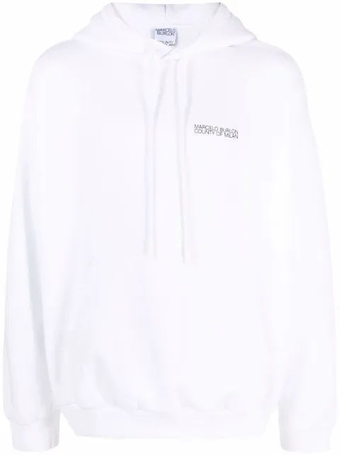 COUNTY OF MILAN Cross-motif hoodie