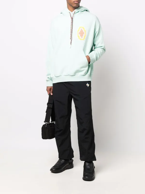 Marcelo Burlon County Of Milan Macramé Cross Patch Hoodie - Farfetch