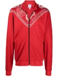 Marcelo Burlon County of Milan Bandana-print track jacket - Red