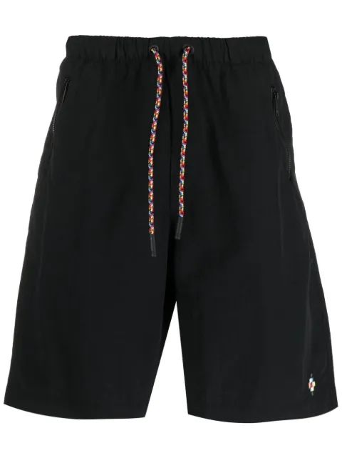 Marcelo Burlon County of Milan logo-embroidered track shorts