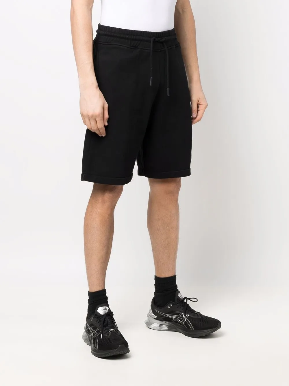 Cheap Off-White embroidered-motif track shorts Men