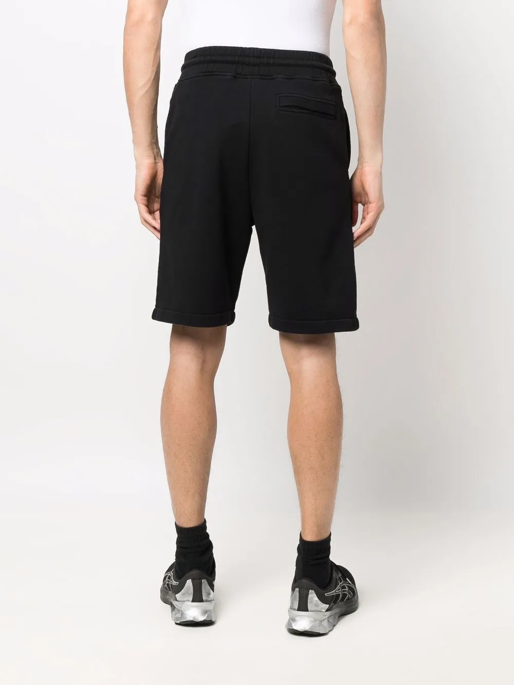 Cheap Off-White embroidered-motif track shorts Men