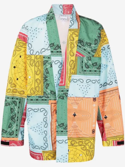 COUNTY OF MILAN bandana-print lightweight jacket