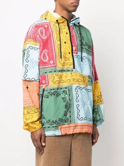 bandana-print hooded jacket | Marcelo 