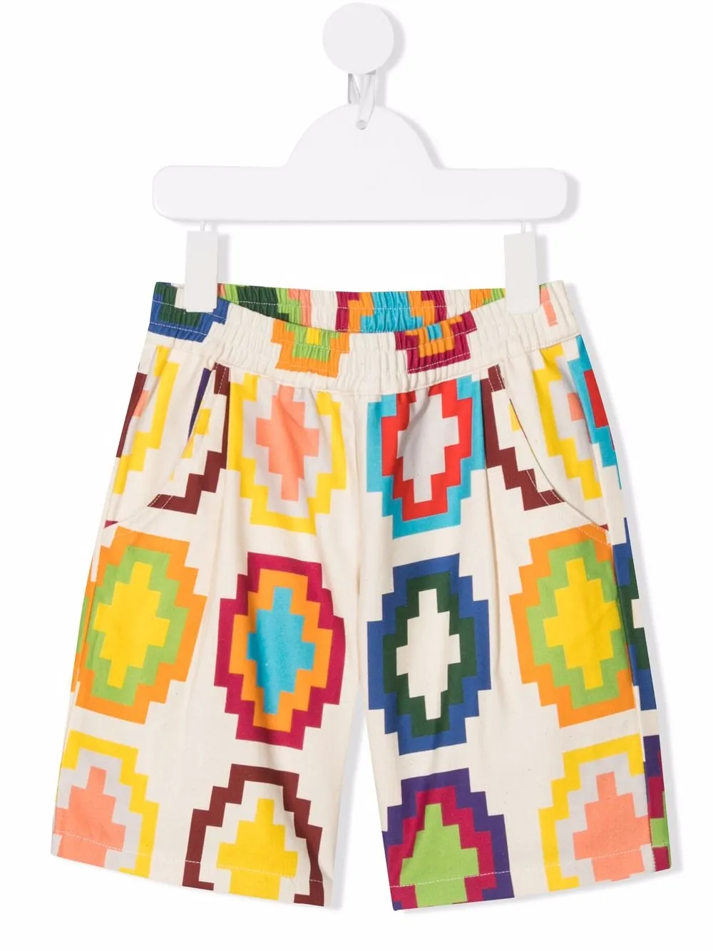 

Marcelo Burlon County Of Milan Kids Cross print bermuda shorts - White