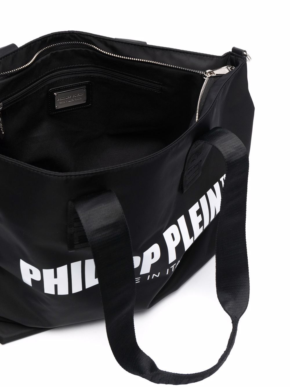 Philipp Plein logo-print large cotton tote bag Women