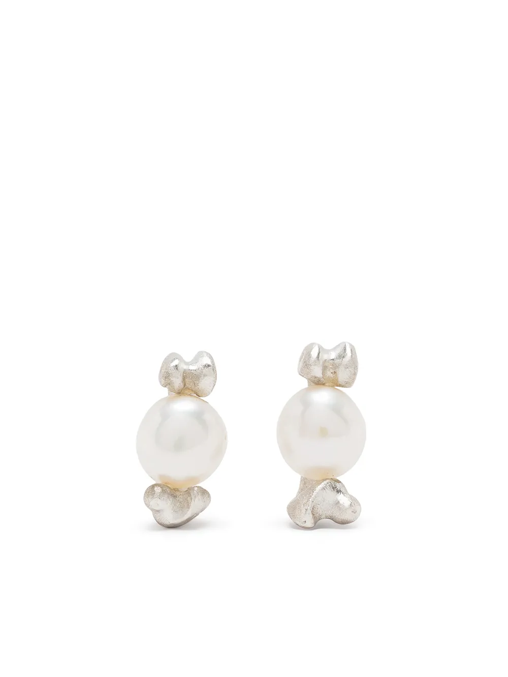 

Claire English aretes Tortuga - Plateado