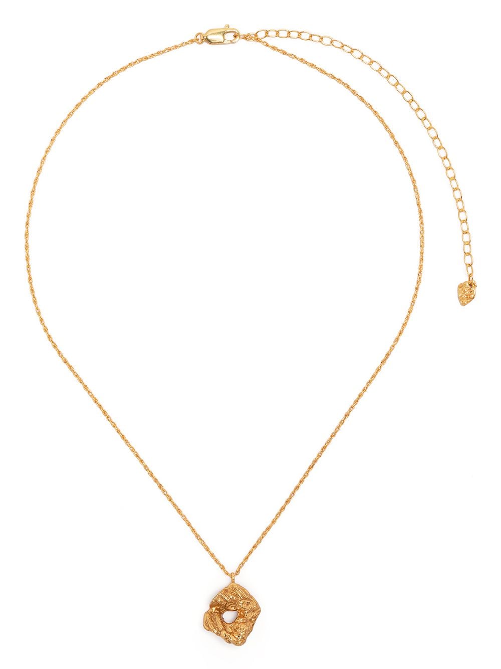 Shop Loveness Lee O Alphabet Pendant Necklace In Gold