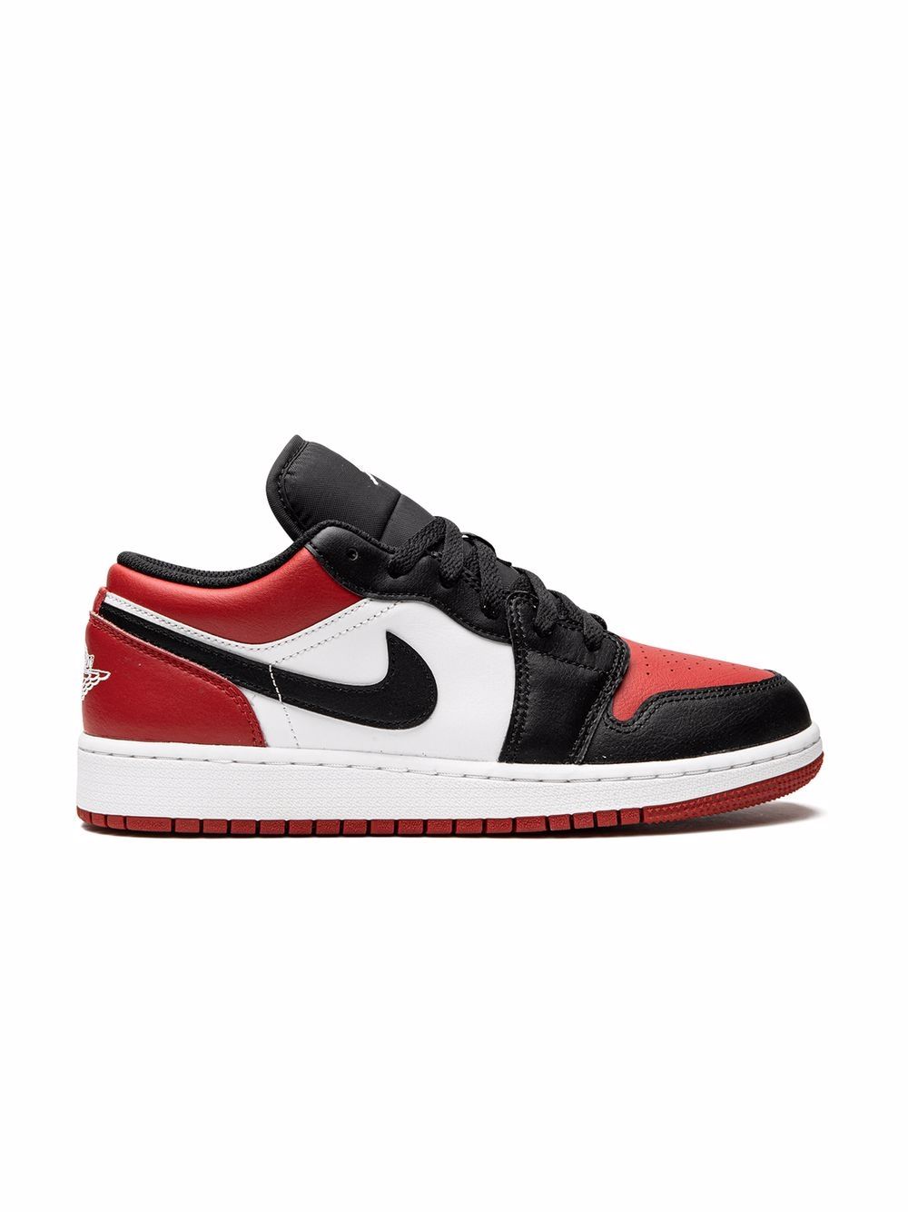 Shop Jordan Air  1 Low "bred Toe" Sneakers In Red