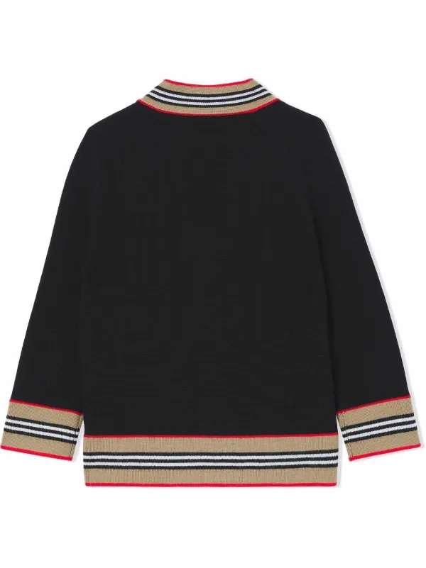 BURBERRY ストライプ カーディガン M BURBERRY ストライプ カーディガン M