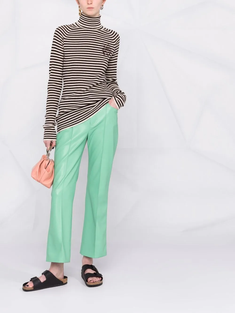 ganni stripe jumper