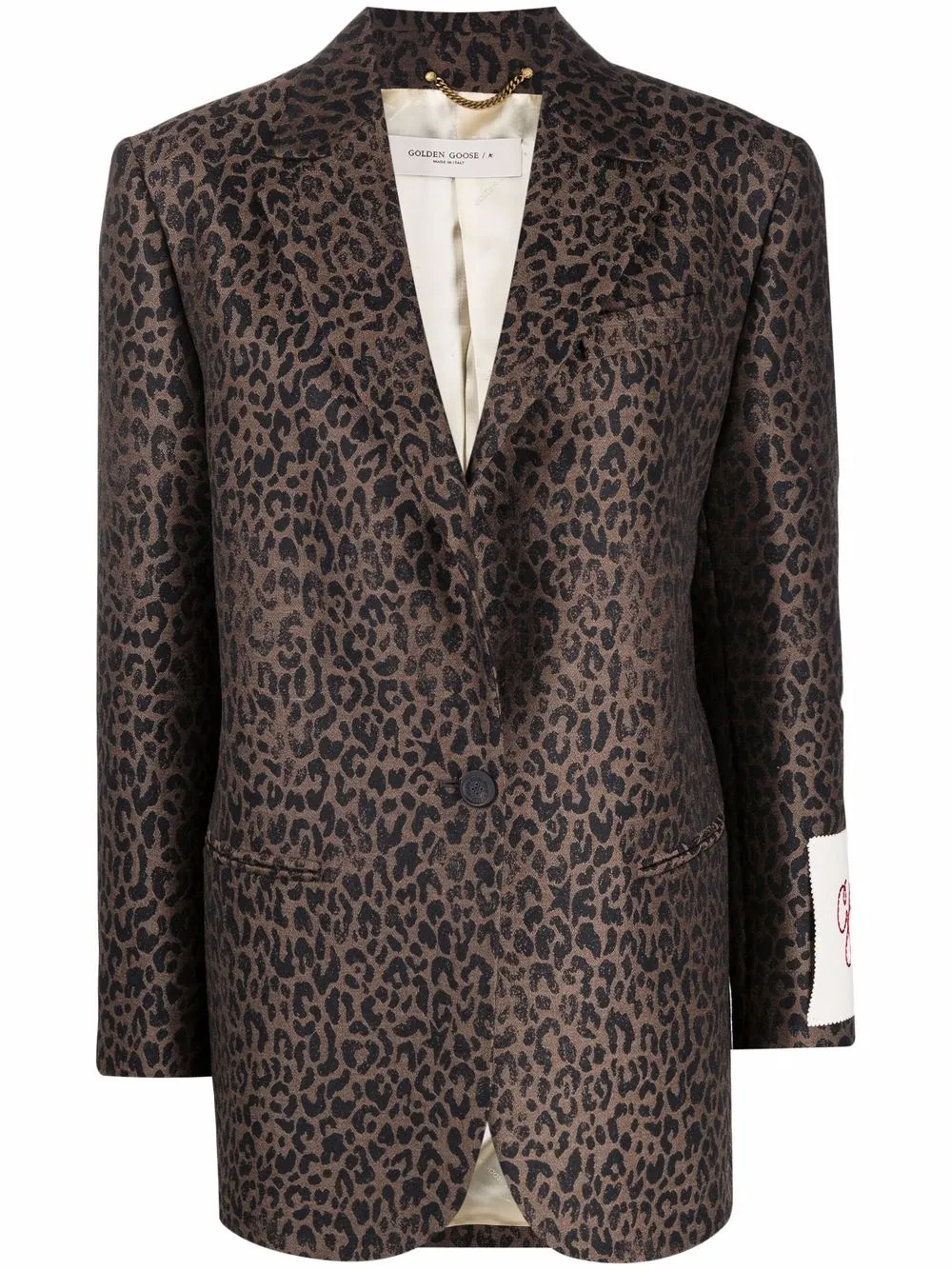 Golden Goose Leopard Print Blazer Jacket - Farfetch