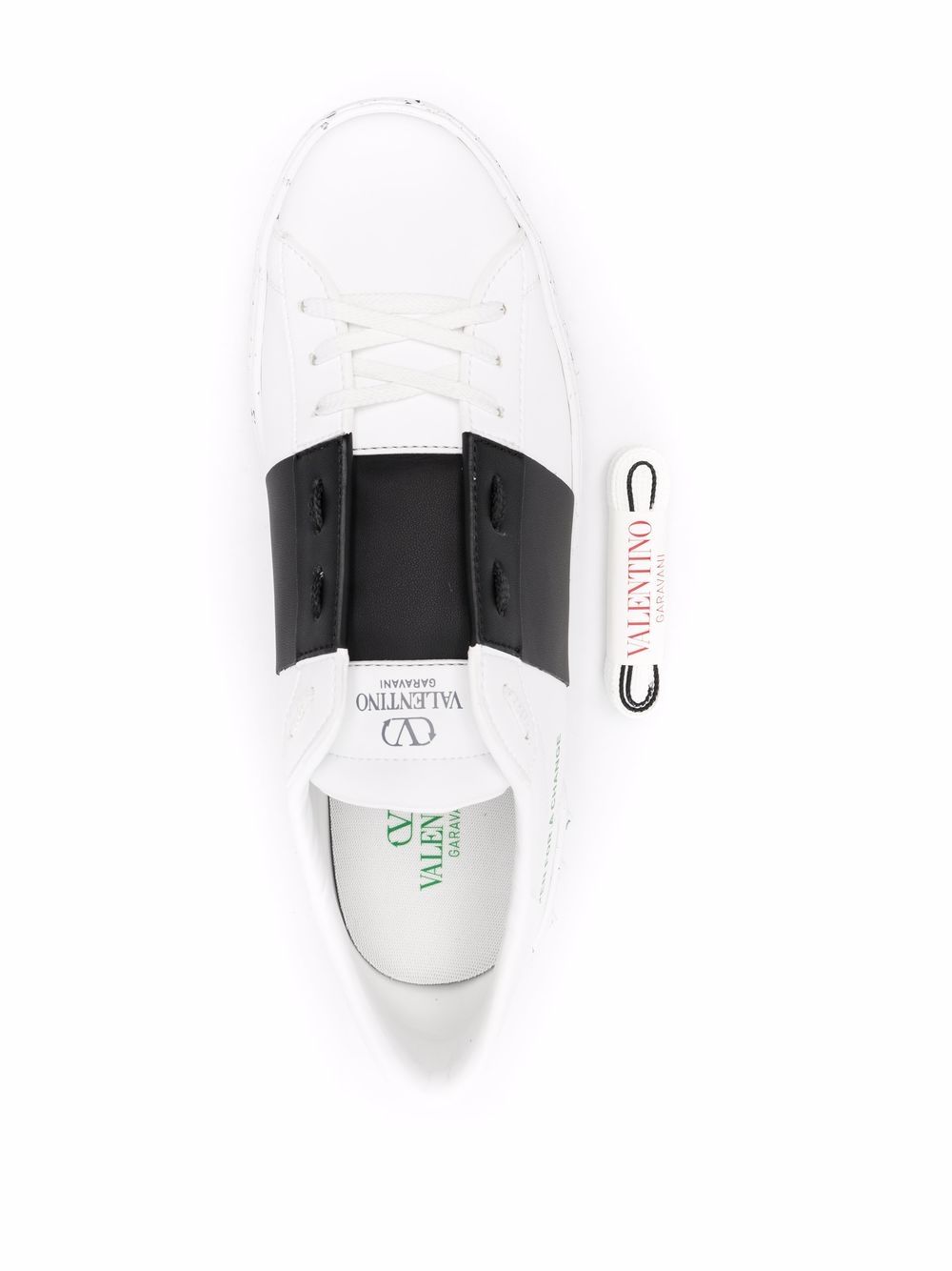 Shop Valentino Open For A Change Low-top Sneakers In White