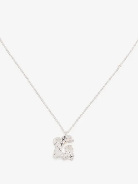 LOVENESS LEE G alphabet pendant necklace