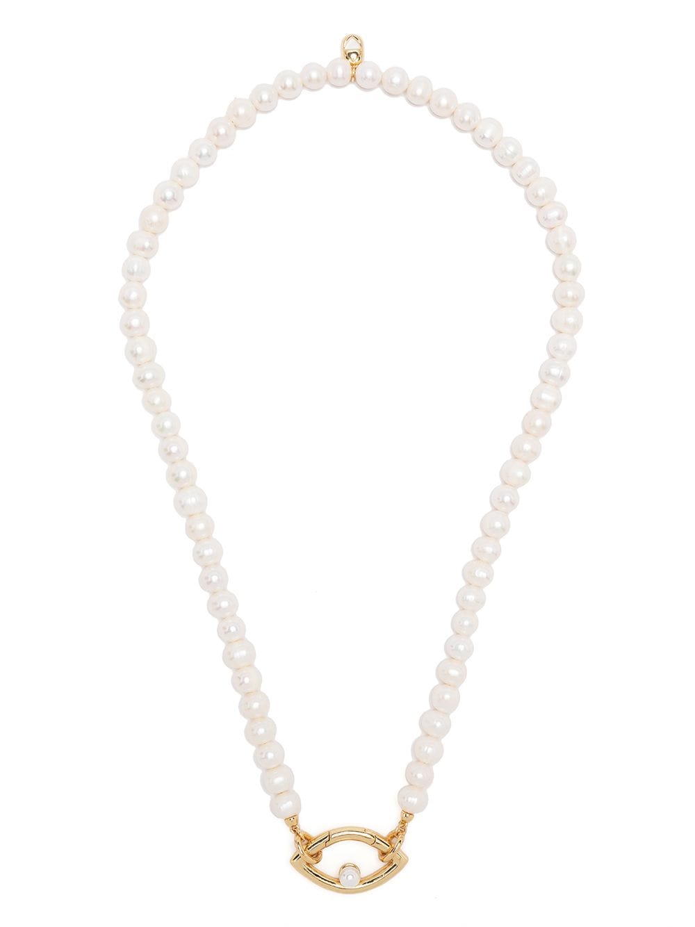 Shop Capsule Eleven Eye Pearl-embellished Necklace In White