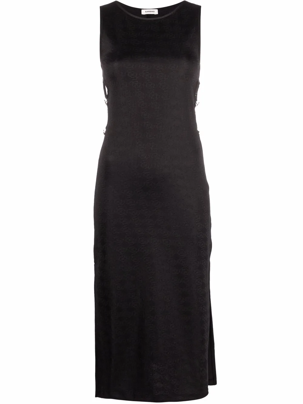 

SANDRO vestido midi Magda - Negro