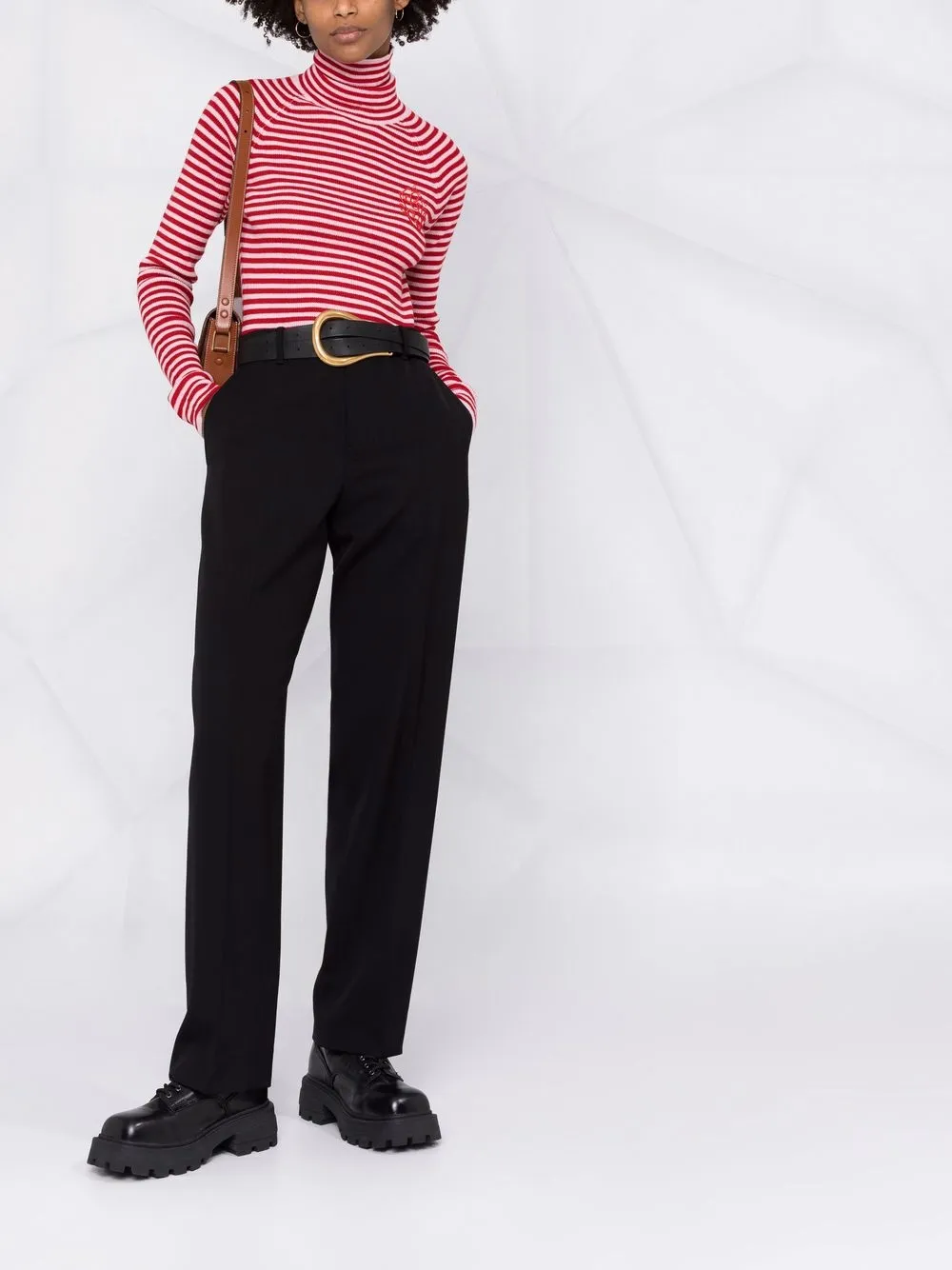 ganni stripe jumper