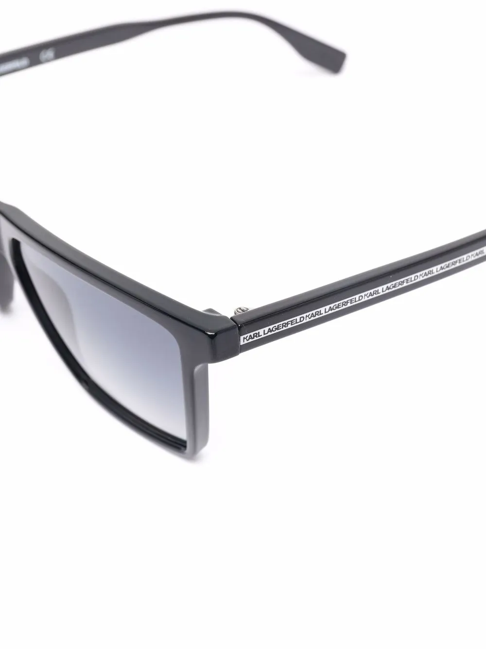 фото Karl lagerfeld солнцезащитные очки kl6060s 001 в квадратной оправе