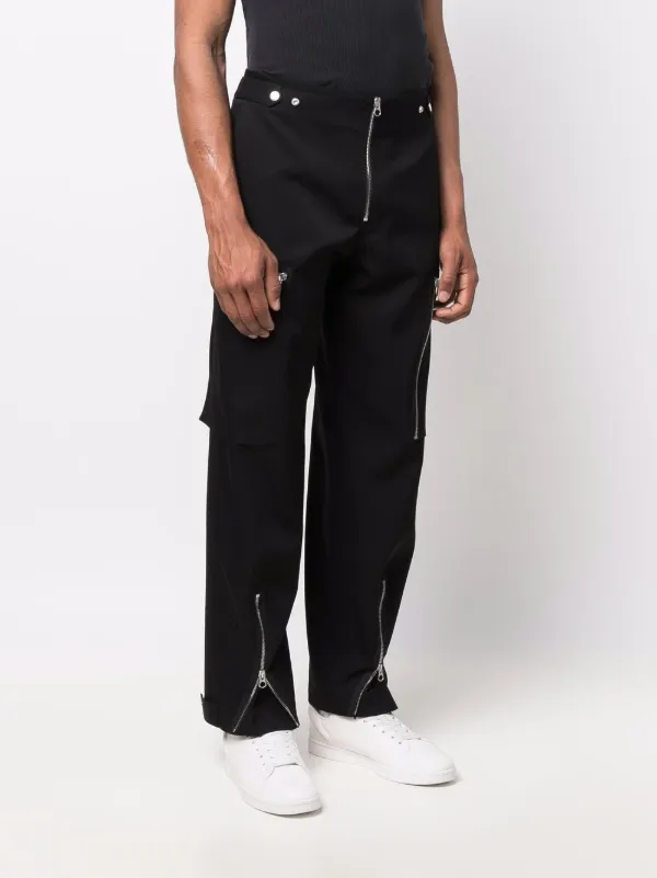Jil Sander zip-detail straight-leg 