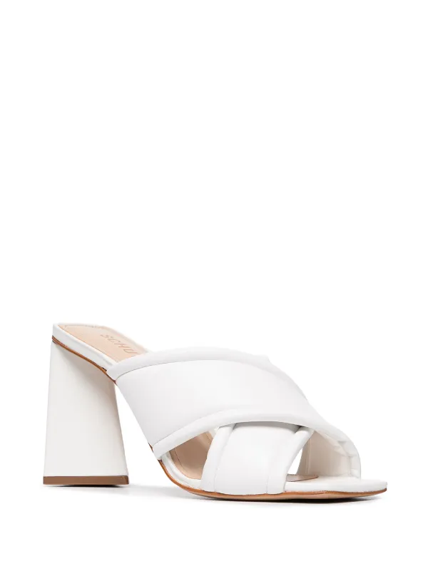 crossover strap mules