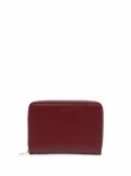 Jil Sander zip-around leather wallet - Red