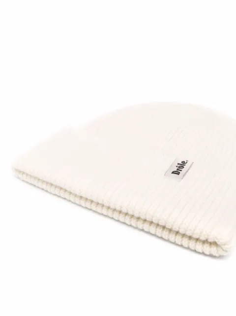 De Monsieur ribbed-knit wool beanie 